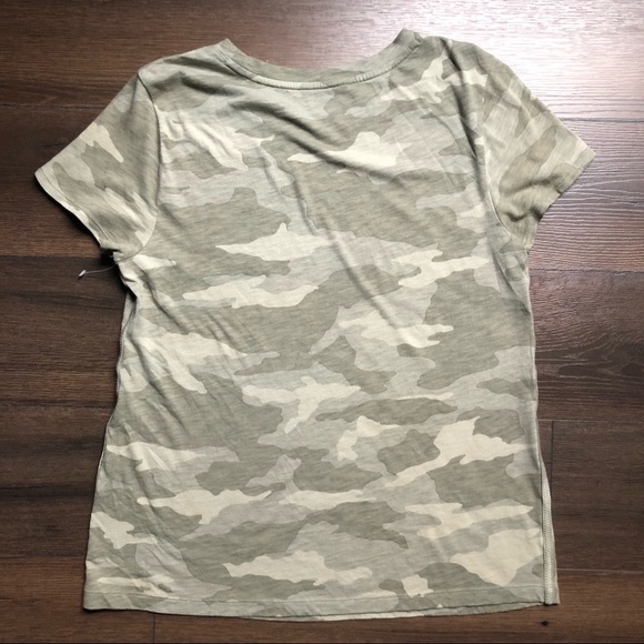 NWOT ATHLETA Organic Daily Camo Crew - Picture 3 of 5